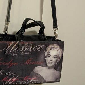 Black Marilyn Monroe Tote Bag